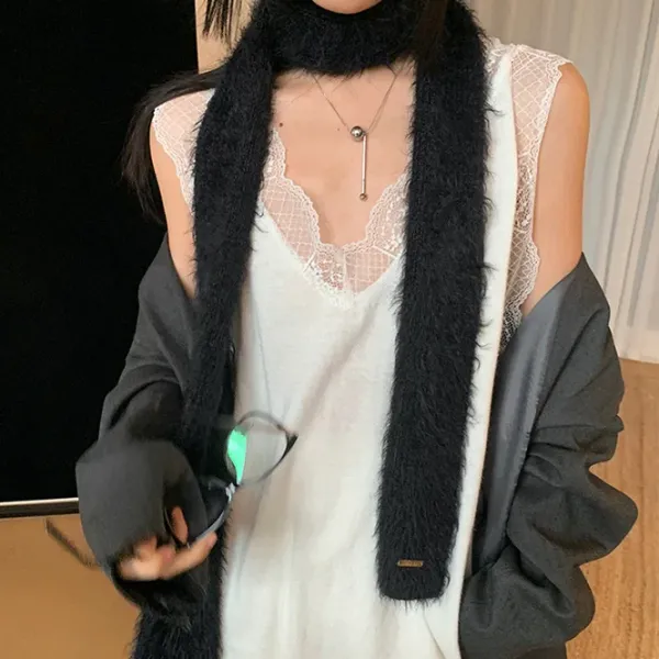 Other*Boogzel Clothing 2000's Popstar Fuzzy Scarf