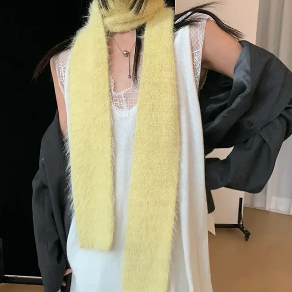 Other*Boogzel Clothing 2000's Popstar Fuzzy Scarf