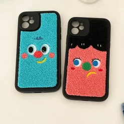 Iphone Cases*Boogzel Clothing Sad & Happy Fuzzy iPhone Case
