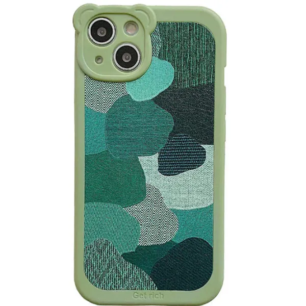 Iphone Cases*Boogzel Clothing Sage Patchwork iPhone Case Green