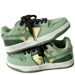 Classics|Aesthetic Sneakers*Boogzel Clothing Sage Star Sneakers Green