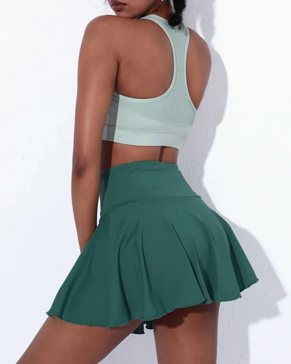 Tennis Skirts*Boogzel Clothing Tennis Saint-Tropez Tennis Skirt Green