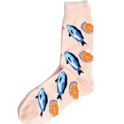 Socks*Boogzel Clothing Salmon Socks Beige