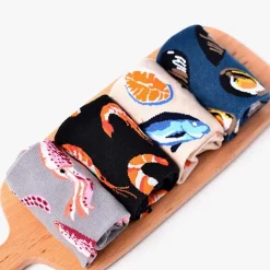 Socks*Boogzel Clothing Salmon Socks Beige
