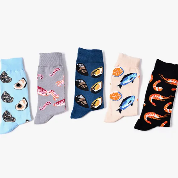 Socks*Boogzel Clothing Salmon Socks Beige