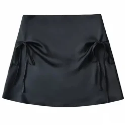Skirts*Boogzel Clothing Satin Mini Skirt with Bows