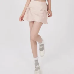 Skirts*Boogzel Clothing Satin Mini Skirt with Bows