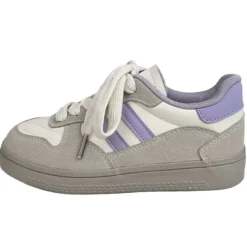 Classics|Aesthetic Sneakers*Boogzel Clothing Saturday School Sneakers in Lavender Grey/purple