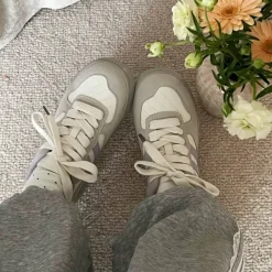 Classics|Aesthetic Sneakers*Boogzel Clothing Saturday School Sneakers in Lavender Grey/purple