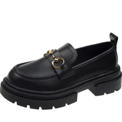 Classics|Boots / Platform Boots*Boogzel Clothing School Spirit Loafers Black