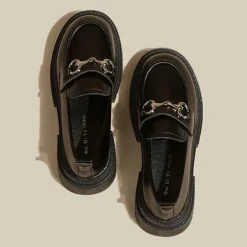 Classics|Boots / Platform Boots*Boogzel Clothing School Spirit Loafers Black
