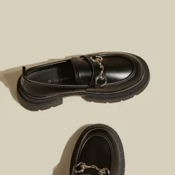 Classics|Boots / Platform Boots*Boogzel Clothing School Spirit Loafers Black