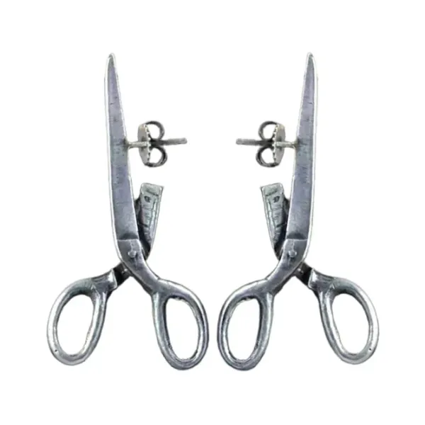 Earrings*Boogzel Clothing Scissors Earrings Silver