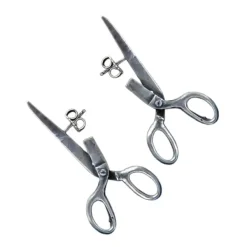 Earrings*Boogzel Clothing Scissors Earrings Silver
