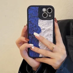 Iphone Cases*Boogzel Clothing Sea Waves iPhone Case Blue/white