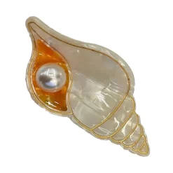 Hair Accessories*Boogzel Clothing Seashell Mini Hair Clips Orange
