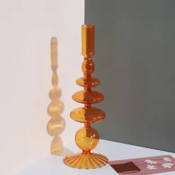 Aesthetic Room Decor*Boogzel Clothing Seashell Nordic Glass Candle Holder