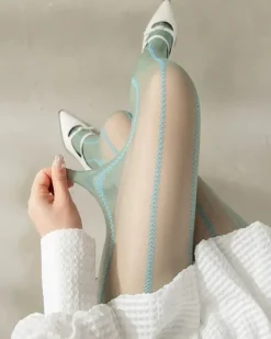 Other*Boogzel Clothing Self Made Contrast Seam Line Tights