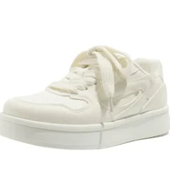 Aesthetic Sneakers*Boogzel Clothing Self Made Skater Sneakers in White