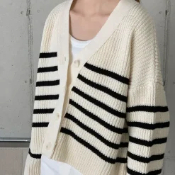 Striped Sweaters|Knit Cardigans*Boogzel Clothing Self Made Striped Cardigan