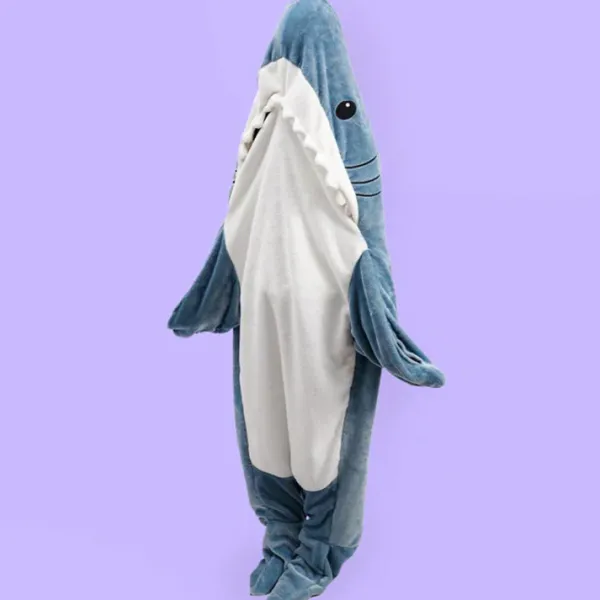 Aesthetic Room Decor|Aesthetic Bedroom*Boogzel Clothing Shark Blanket Blue