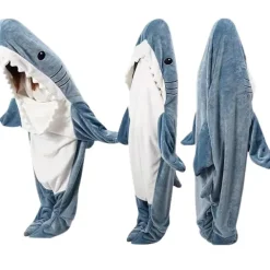 Aesthetic Room Decor|Aesthetic Bedroom*Boogzel Clothing Shark Blanket Blue