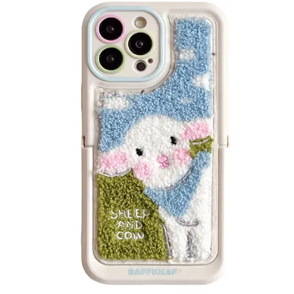 Iphone Cases*Boogzel Clothing Sheep Embroidered iPhone Case Blue/green