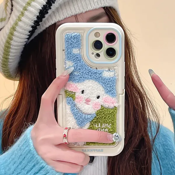 Iphone Cases*Boogzel Clothing Sheep Embroidered iPhone Case Blue/green