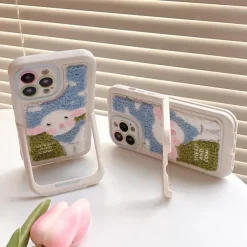 Iphone Cases*Boogzel Clothing Sheep Embroidered iPhone Case Blue/green