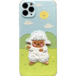 Iphone Cases*Boogzel Clothing Sheep Embroidery iPhone Case