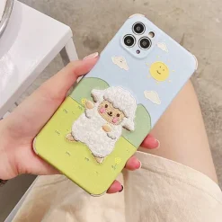Iphone Cases*Boogzel Clothing Sheep Embroidery iPhone Case