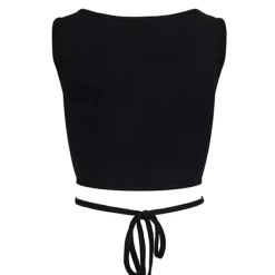 Crop Tops*Boogzel Clothing She's a Danger Cutout Crop Top Black