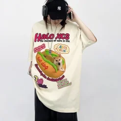 Aesthetic T-Shirts & Graphic Tees*Boogzel Clothing Shiba Inu Dog Aesthetic T-Shirt Beige