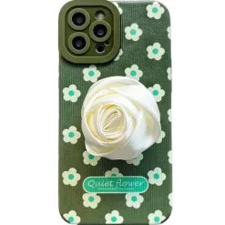 Iphone Cases*Boogzel Clothing Silk Rose iPhone Case Green