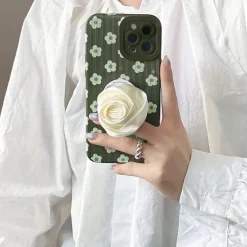 Iphone Cases*Boogzel Clothing Silk Rose iPhone Case Green