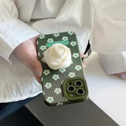 Iphone Cases*Boogzel Clothing Silk Rose iPhone Case Green