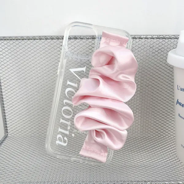 Iphone Cases|Hair Accessories*Boogzel Clothing Silk Scrunchie iPhone Case Pink