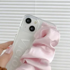 Iphone Cases|Hair Accessories*Boogzel Clothing Silk Scrunchie iPhone Case Pink