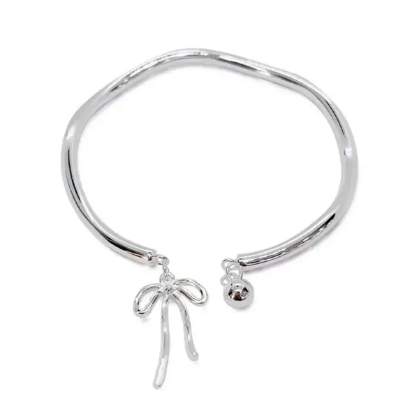 Bracelts*Boogzel Clothing Bowknot Bracelet Silver