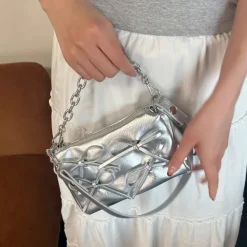 Bags & Purses*Boogzel Clothing Bows Shoulder Bag Silver