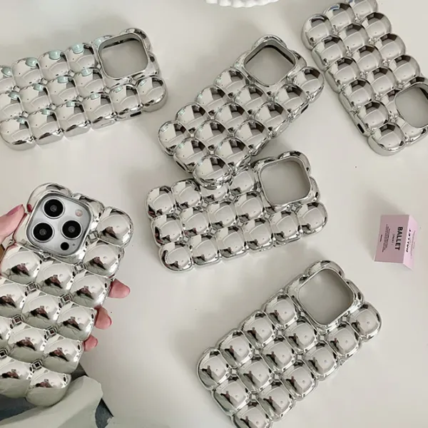 Iphone Cases*Boogzel Clothing Bubble iPhone Case Silver