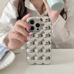Iphone Cases*Boogzel Clothing Bubble iPhone Case Silver