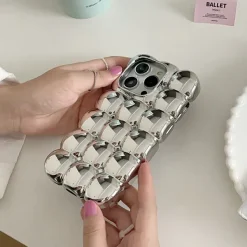 Iphone Cases*Boogzel Clothing Bubble iPhone Case Silver