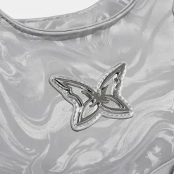 Bags & Purses*Boogzel Clothing Butterfly Shoulder Bag Silver