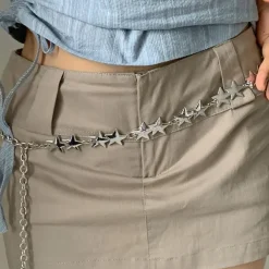 Belts & Chains*Boogzel Clothing Star Chain Belt Silver