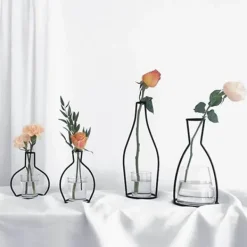 Flower Vases|Aesthetic Room Decor*Boogzel Clothing Simplicity Wire Vase