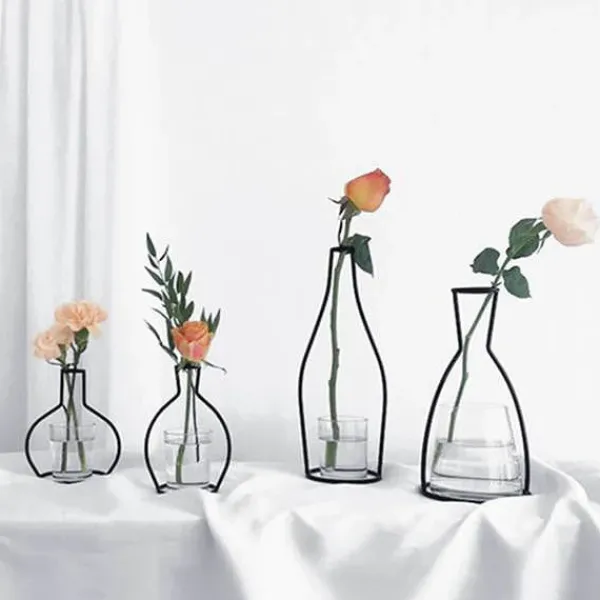 Flower Vases|Aesthetic Room Decor*Boogzel Clothing Simplicity Wire Vase