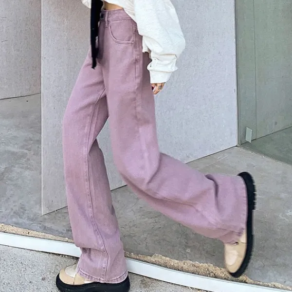 Jeans*Boogzel Clothing Skater Girl Lavender Jeans Purple