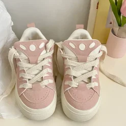 Classics|Aesthetic Sneakers*Boogzel Clothing Skater Girl Sneakers Pink