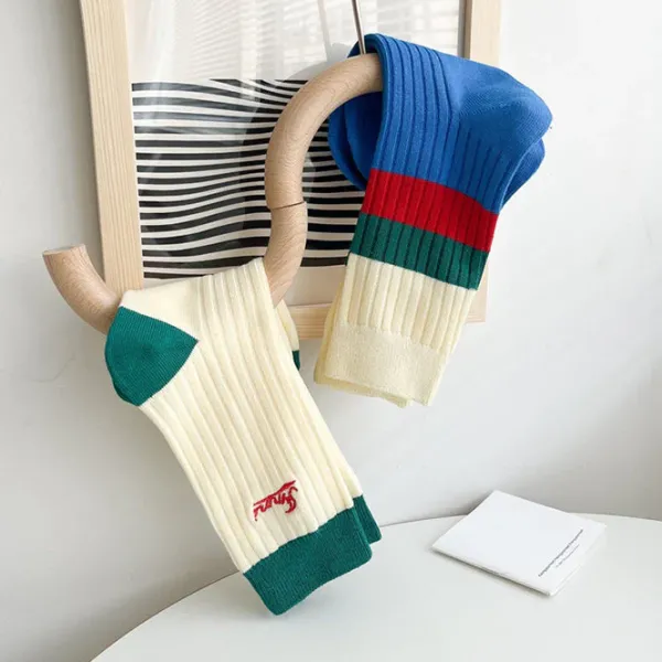 Socks*Boogzel Clothing Skater Girl Ribbed Socks
